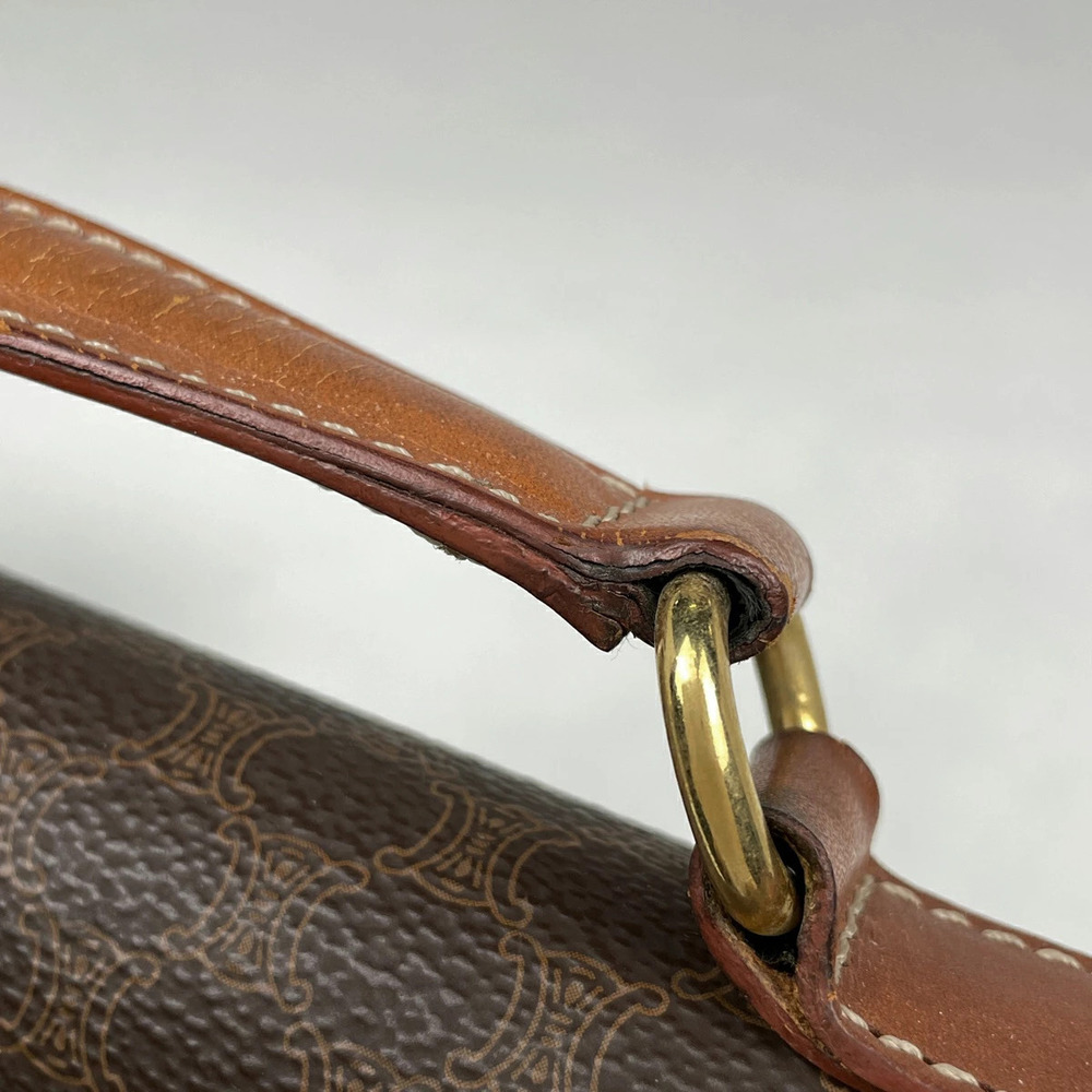 Celine Macadam handbag canvas brown - Picture 4 of 7